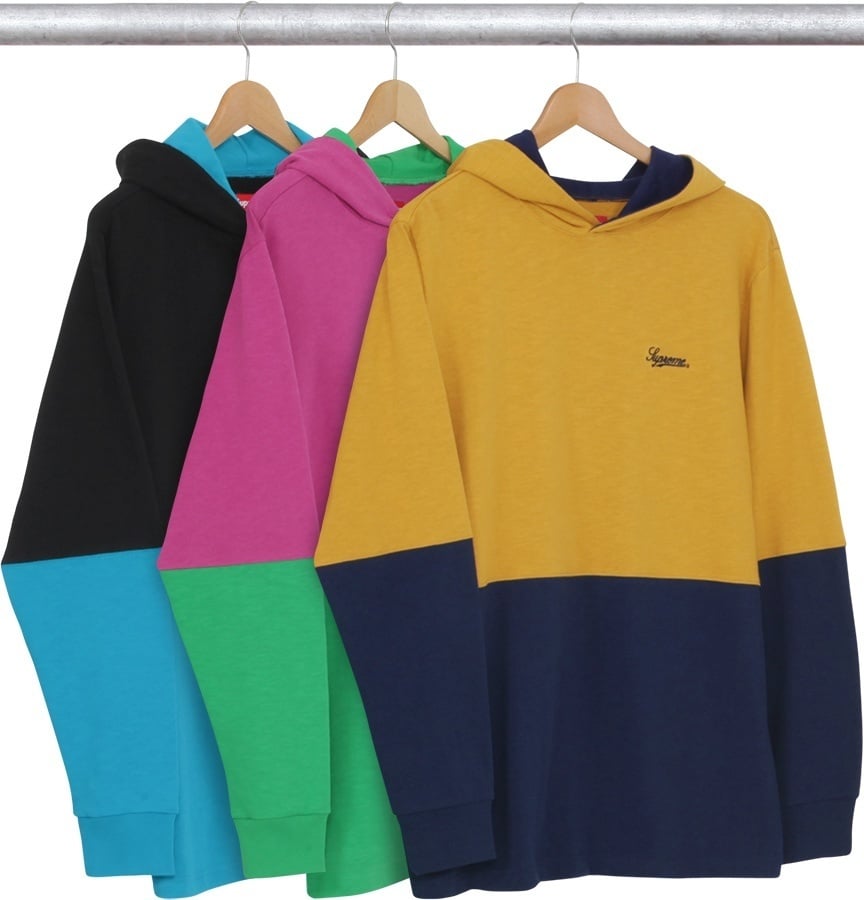 Hooded 2-Tone Top